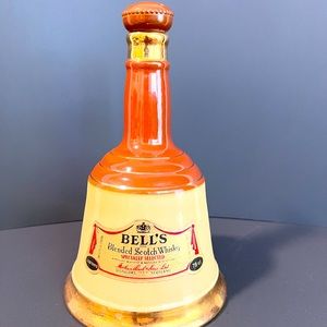 Vintage Bells Whisky Ceramic Decanter 75cl Cork Stopper